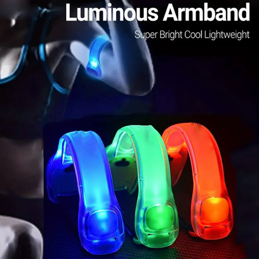 LED 암밴드 팔찌 1SET(3개입-색상 옵션선택) 자전거 등산 러닝 오토바이 콘서트