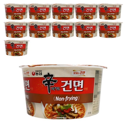 신라면 건면 사발 77g