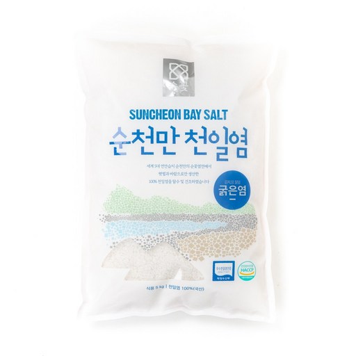 순꽃 순천만천일염 굵은염 우수천일염사용 HACCP