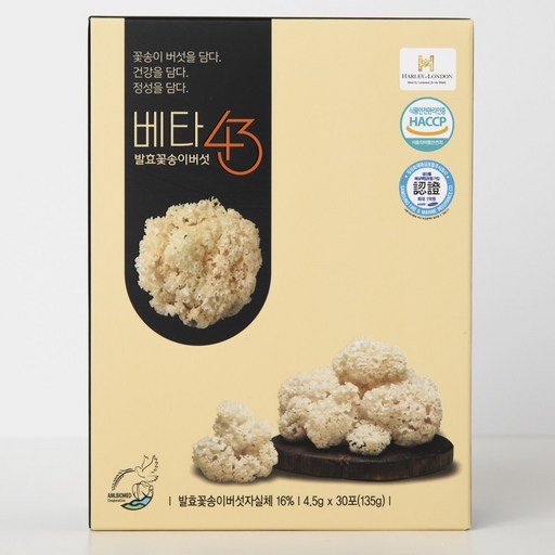 [자실체 16% 고함량] 프리미엄 베타43 꽃송이버섯효소 발효꽃송이버섯 꽃송이현미