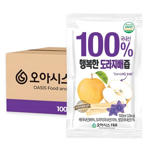 오아시스 국내산 도라지배즙