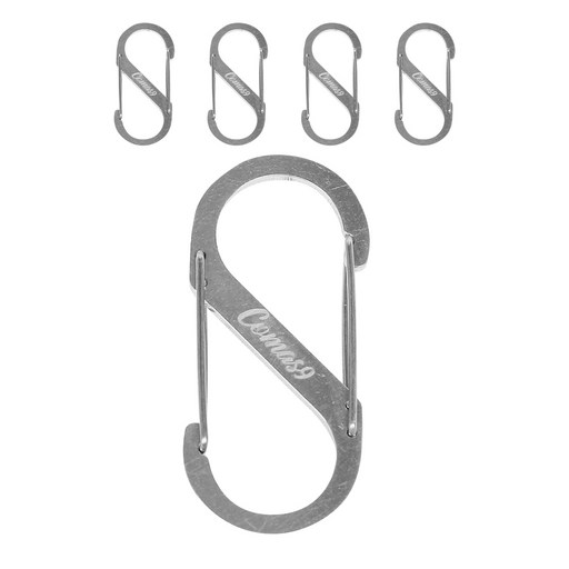 코마스나인 고강도 카라비너 S자 5개