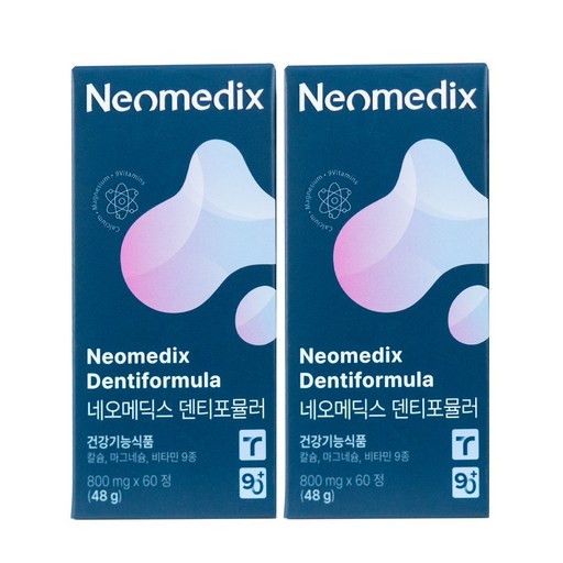 [공식판매처] 네오메딕스 덴티포뮬러 리뉴얼 치아 뼈 건강 칼슘 영양제 (+잇몸치약세트)