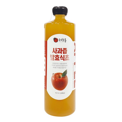 해초롱 국내산 사과즙발효식초 애플사이다비니거 초모함유