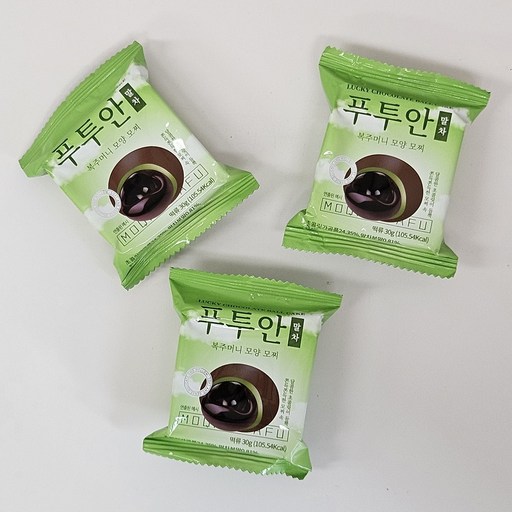 푸투안 복주머니 모찌 말차
