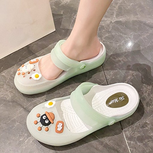 Modern Fashion 여성 발편한 캐릭터 샌들 물놀이 슬리퍼 Y03