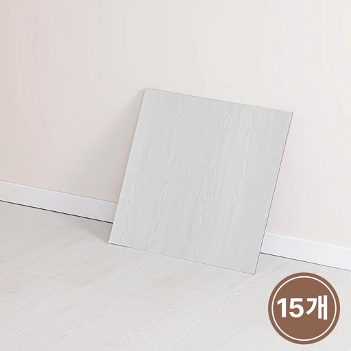HAGOOGI 붙이는 접착식 바닥 데코타일 사무실 거실 현관 셀프시공 정사각 우드 데코타일 30*30