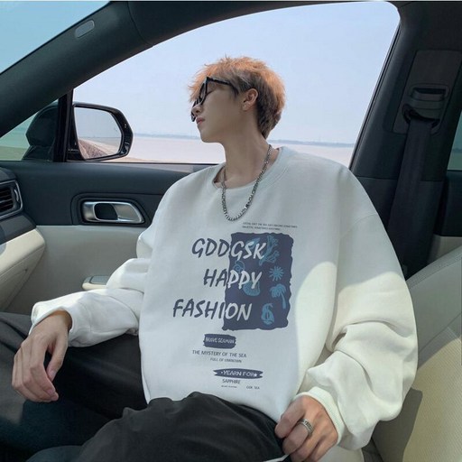투니스 남성 기모 루즈핏 맨투맨