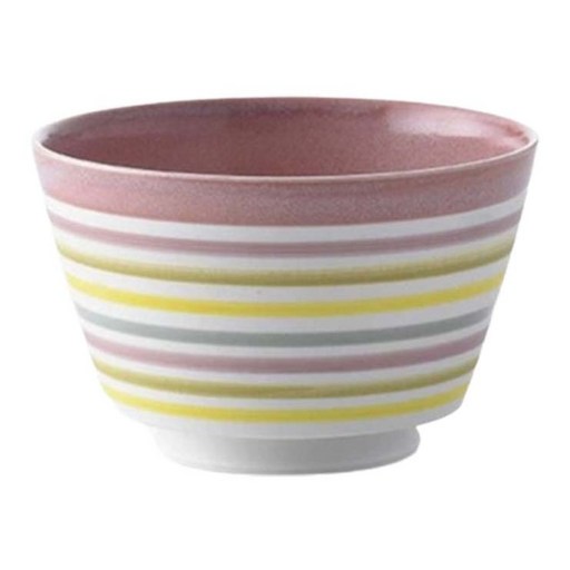 HASAMI WARE 파스텔 줄무늬 덮밥보울 S 250g