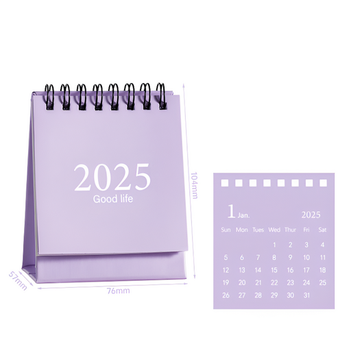 쇼포리아 2025 스텐딩 캘린더 (부착 스티커포함)