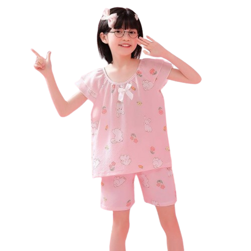 여아 남아 유아 키즈 어린이 아동 여자아이 남자아이 지짐이 여름 반팔 잠옷 파자마 상하세트 상하복