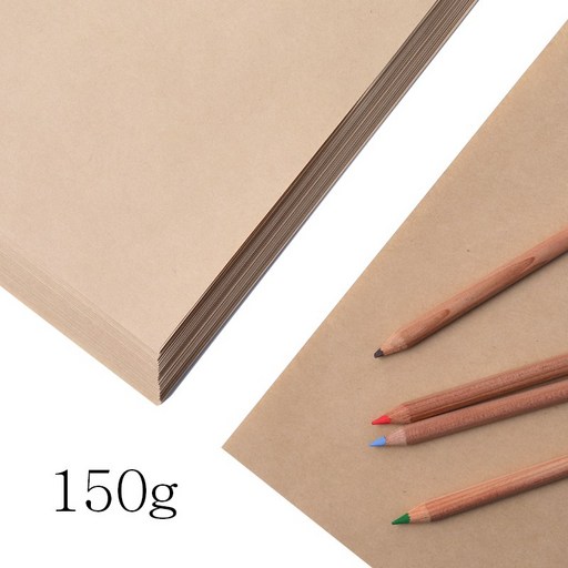 빈티지 크라프트지 A4 150g 100매 / 선물포장 메뉴판인쇄