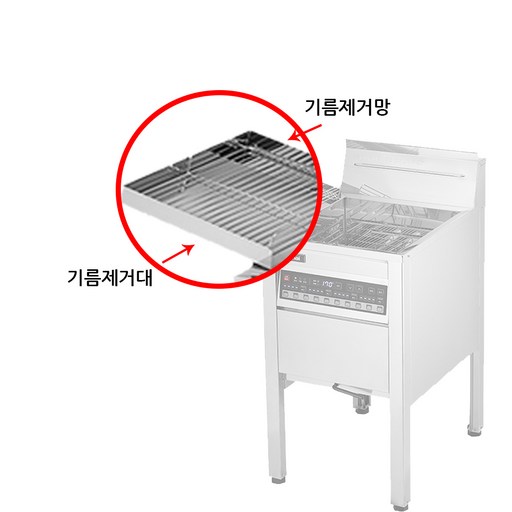 린나이튀김기전용 기름제거대 튀김거치대 튀김보조대 스냅케이스세트