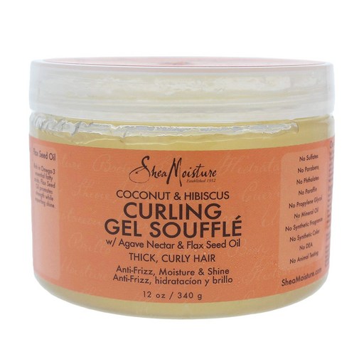 Shea Moisture 코코넛 & 히비스커스 컬링 젤 수플레