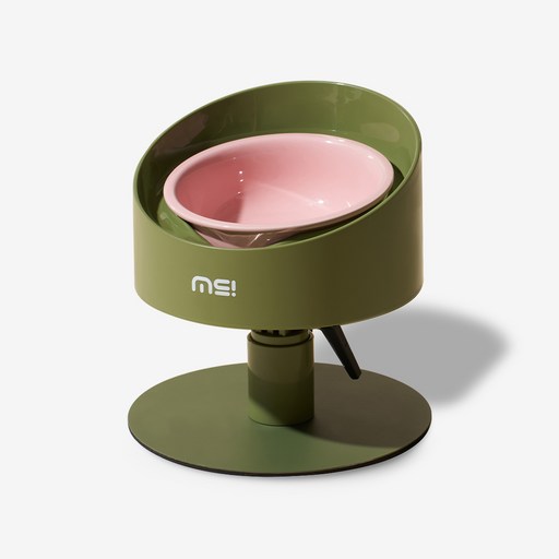 MIAMIA 고양이 밥그릇 강아지 식기 높이조절 도자기