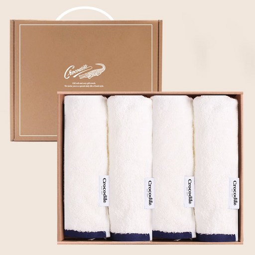 크로커다일 고중량 200g 코마사 40수 호텔 수건 세트