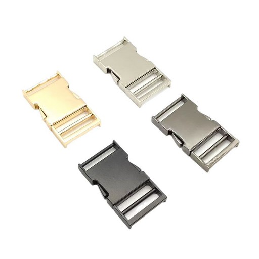 미투리아 발광 합금 메탈 가방 벨트 버클 25mm