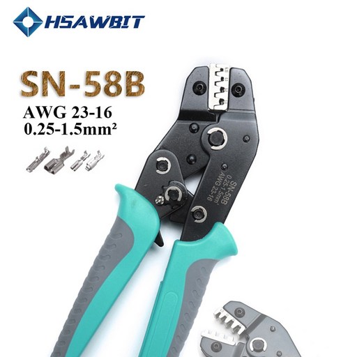 전용압착기 SN-58B 터미널 압착 전선0.25-1.5mm