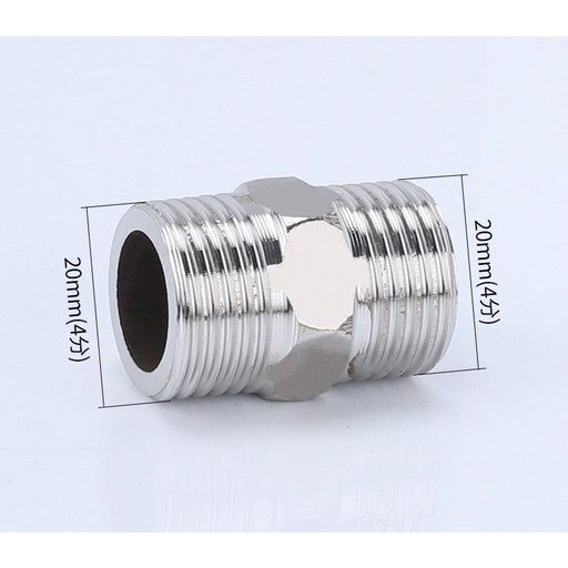 스텐나사 헥사 니플 15A 20mm 육각니플 배관자재 부속 연결부품 재질SUS304