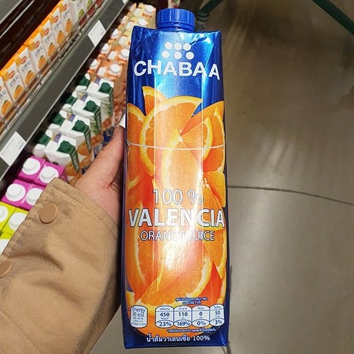 차바 발렌시아 오렌지주스 1L, 아이스박스 포장