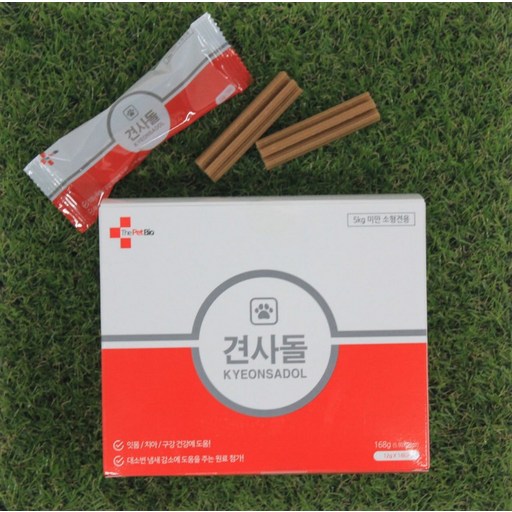 치석제거 닭고기 강아지 1박스 간식 개껌 견사돌 14P 덴탈껌
