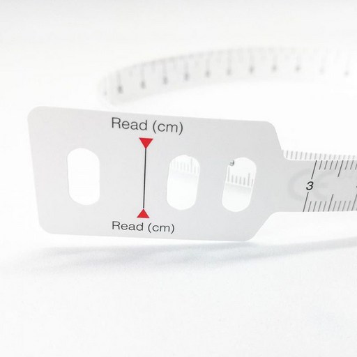 테프론 소재 찢어지지 않는 59cm 머리줄자 둘레측정 좌우대칭확인 줄자 1mm 단위