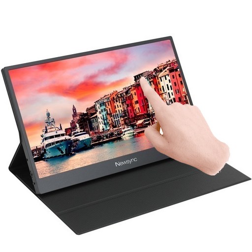비트엠 Newsync P140FT 포터블 멀티뷰 14인치 30.9cm 멀티터치 IPS 광시야각 HDR 무결점