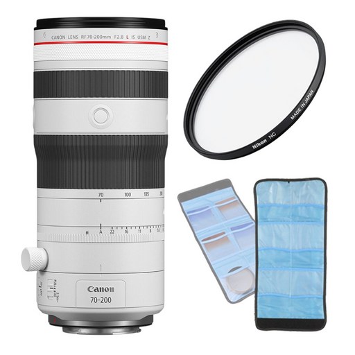 캐논 RF 70-200mm F2.8 L IS USM Z 화이트 + 니콘 NC필터 + 필터파우치 세트