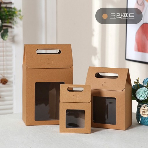 TAGG 손잡이 투명창 선물상자 10P