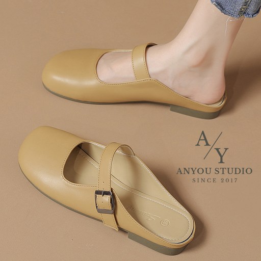ANYOU 여성 로퍼 말랑쿠션 메리제인 슬립온 플랫 슈즈 단화