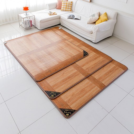 한일의료기 무자계 탄소열선 현대대청 브랜드 전기장판 두꺼운 프리미엄 거실 온열 매트, 300x183 초특대형