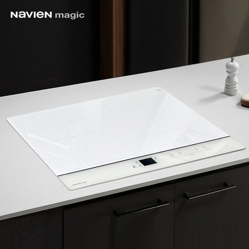 ALL화이트전국설치가능 최신상 나비엔매직 인덕션 3구 Super 플렉스존 560X480