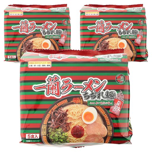 이치란 라멘 치지레면 특제 빨간 비법 가루 포함 5개입