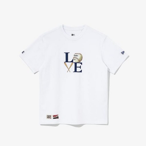 [갤러리아] 뉴에라[뉴에라] MLB 쿠퍼스타운 러브 베이스볼 LA 다저스 티셔츠 화이트 (12715353)