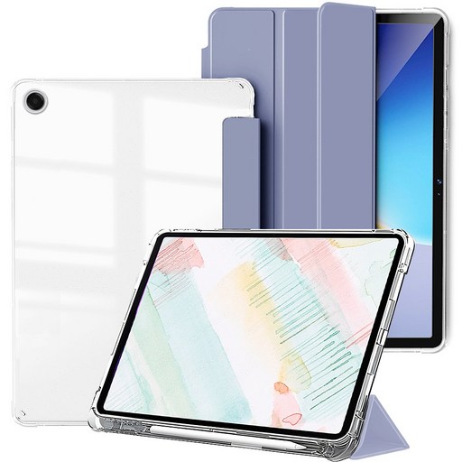 태블리 갤럭시탭 클리어 에어가드 S펜수납 케이스