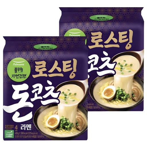 풀무원자연건면 로스팅 돈코츠 라멘 109.5g