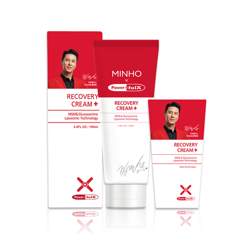 파워풀엑스 장민호 리커버리크림 플러스 스페셜 콜라보 선물세트 F08 100ml+20ml(2mlx10ea)