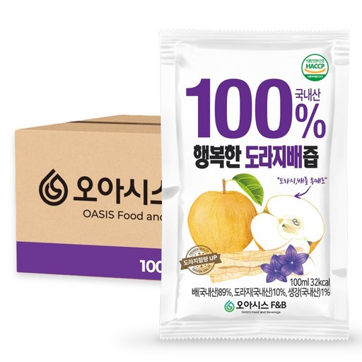오아시스 국내산 도라지배즙