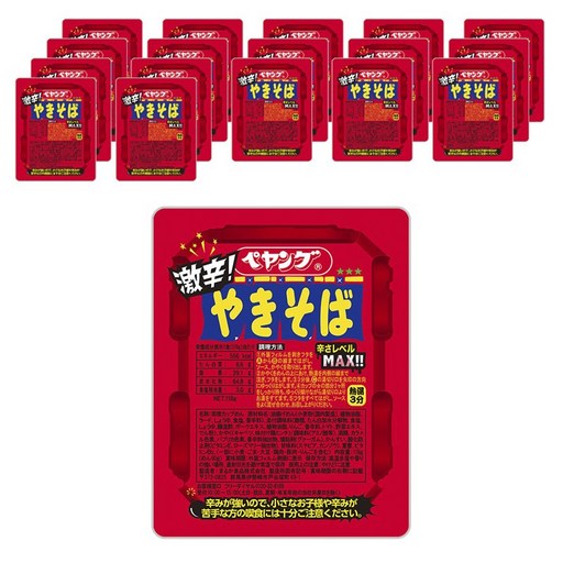 페양구 게키카라 매운 불맛 야끼소바 118g 18개