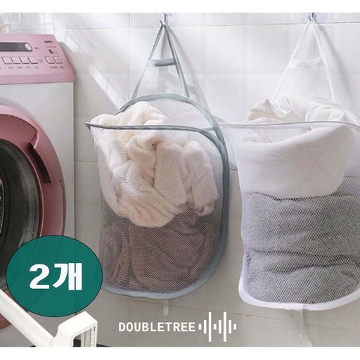 더블트리 틈새걸이 접이식 빨래 바구니
