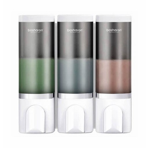 호텔 욕실 디스펜서 무타공 주방 샴푸통 고급 물비누 벽걸이 500ml