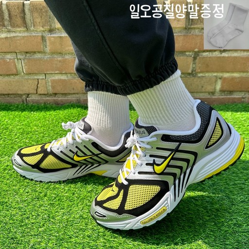 나이키 남성 에어 페가수스 2005 발편한 운동화 러닝화 데일리 스니커즈 메탈릭실버 옐로우 [일오공칠양말증정]