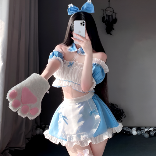 뷰티앤몬스터 섹시 코스프레 메이드스타 코스튬