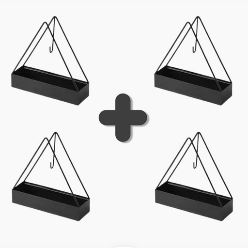 숲인더시티 캠핑 모기향 거치대, 블랙, 4개