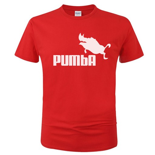 재미 티 귀여운 T 셔츠 Homme Pumba T 셔츠 남성 여성 짧은 소매 탑스 멋진 인쇄 여름 패션 T-셔츠