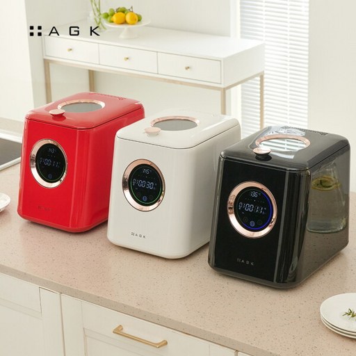 [AGK] 까루 음식물처리기 AKD-FW3G(블랙) AKD-FW3R(레드) AKD-FW3W(화이트), 색상:화이트, 상세 설명 참조