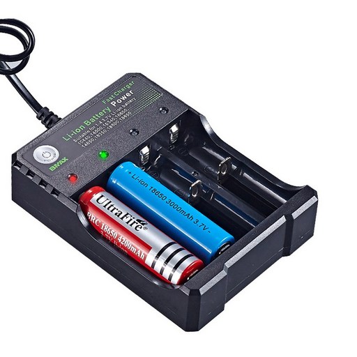 18650 리튬이온 배터리 USB 충전기 3.7V4.2V 4구 독립 충전
