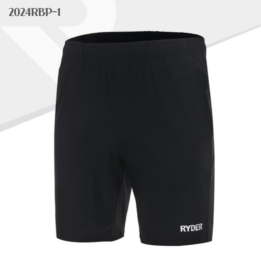 라이더 반바지 남성 4부 블랙 배드민턴하의 2024RBP-1