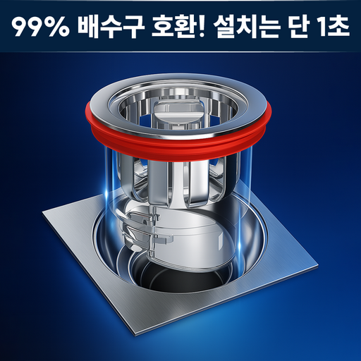 번디 냄새 및 벌레 꼬임 방지 시원한 물빠짐 하수구 트랩