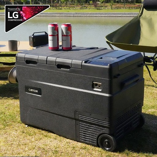 카투어 WD 휴대용 LG콤프 캠핑 차량용 냉장고 45L 55L 이동식 냉동고 12V 24V 220V